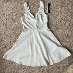 WHITE FORMAL DRESS